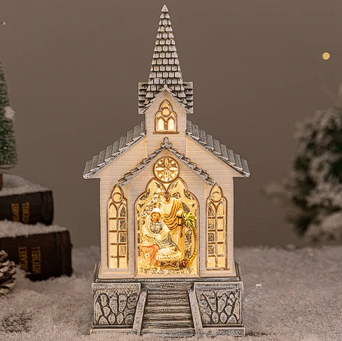 Church - Nativity | Exquisite Snow Globes